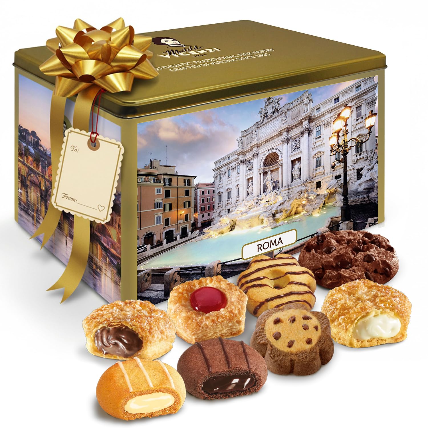 Matilde Vicenzi Italian Cookie Gift Tin - 920g