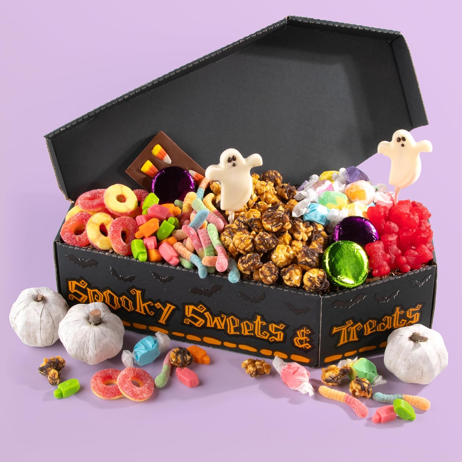 Spooky Boo Halloween Treat Coffin Gift Box