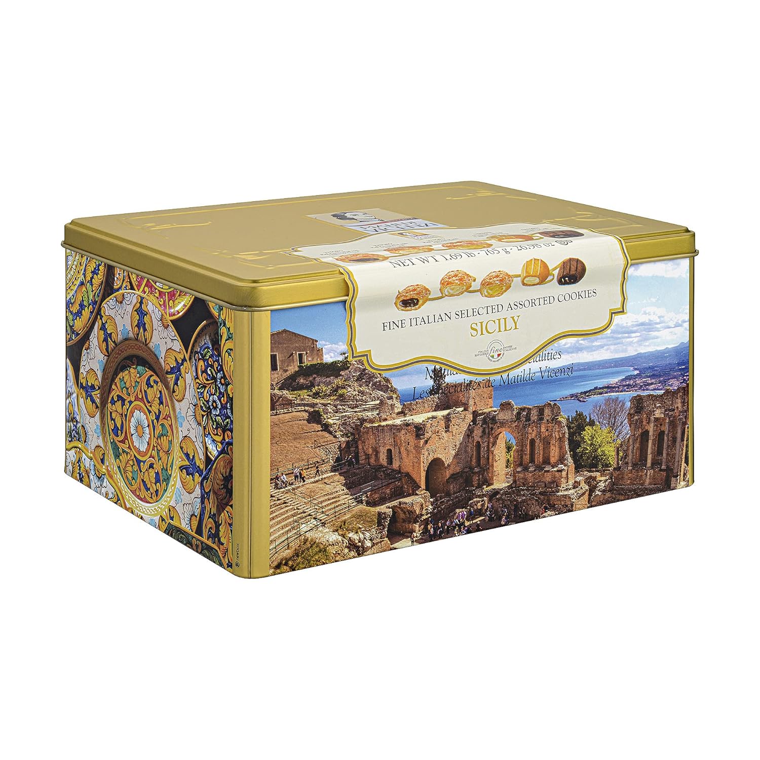 Matilde Vicenzi Italian Cookie Gift Tin - 920g