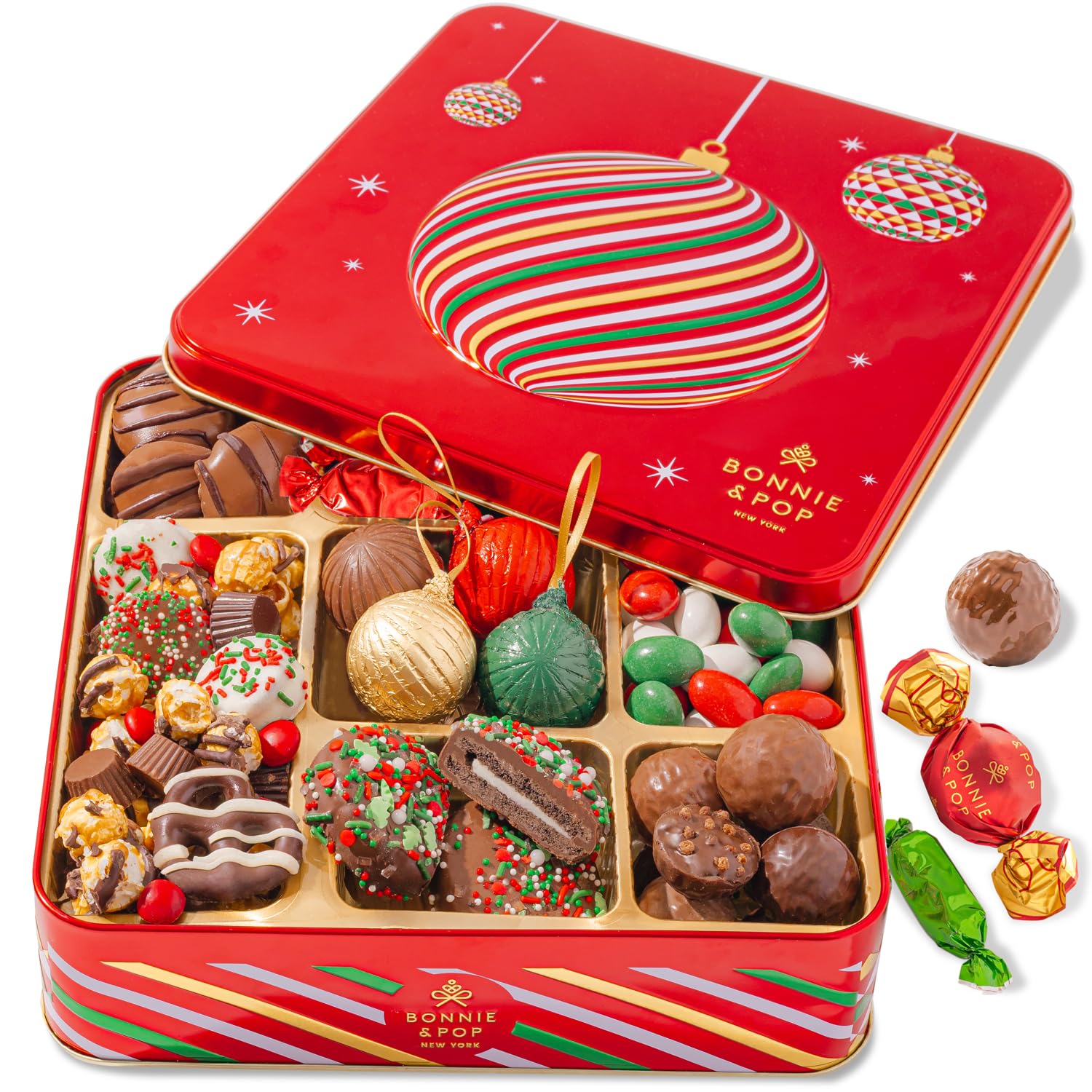 Bonnie & Pop's Holiday Chocolate & Cookie Gift Tins
