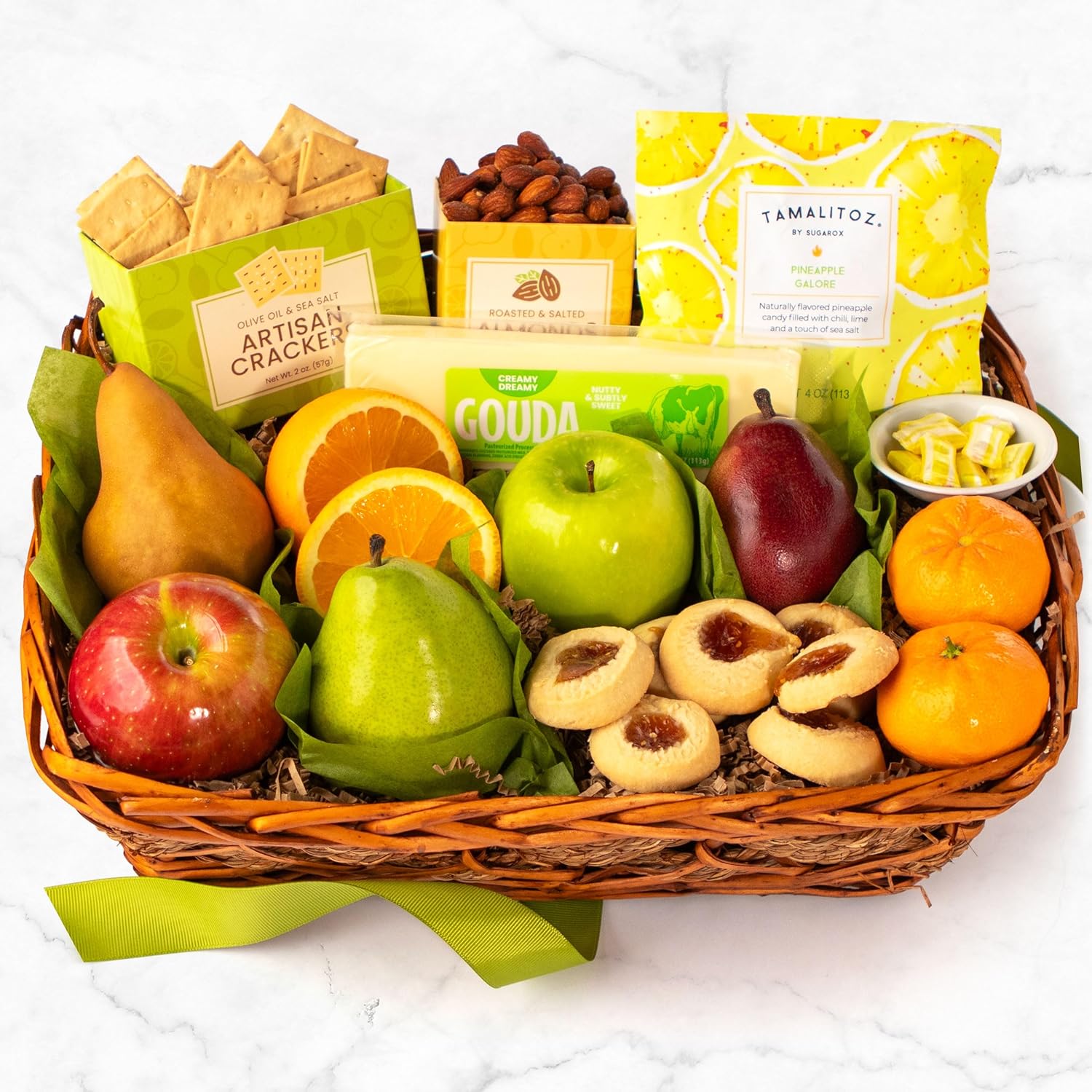 Deluxe Fruit & Gourmet Gift Basket