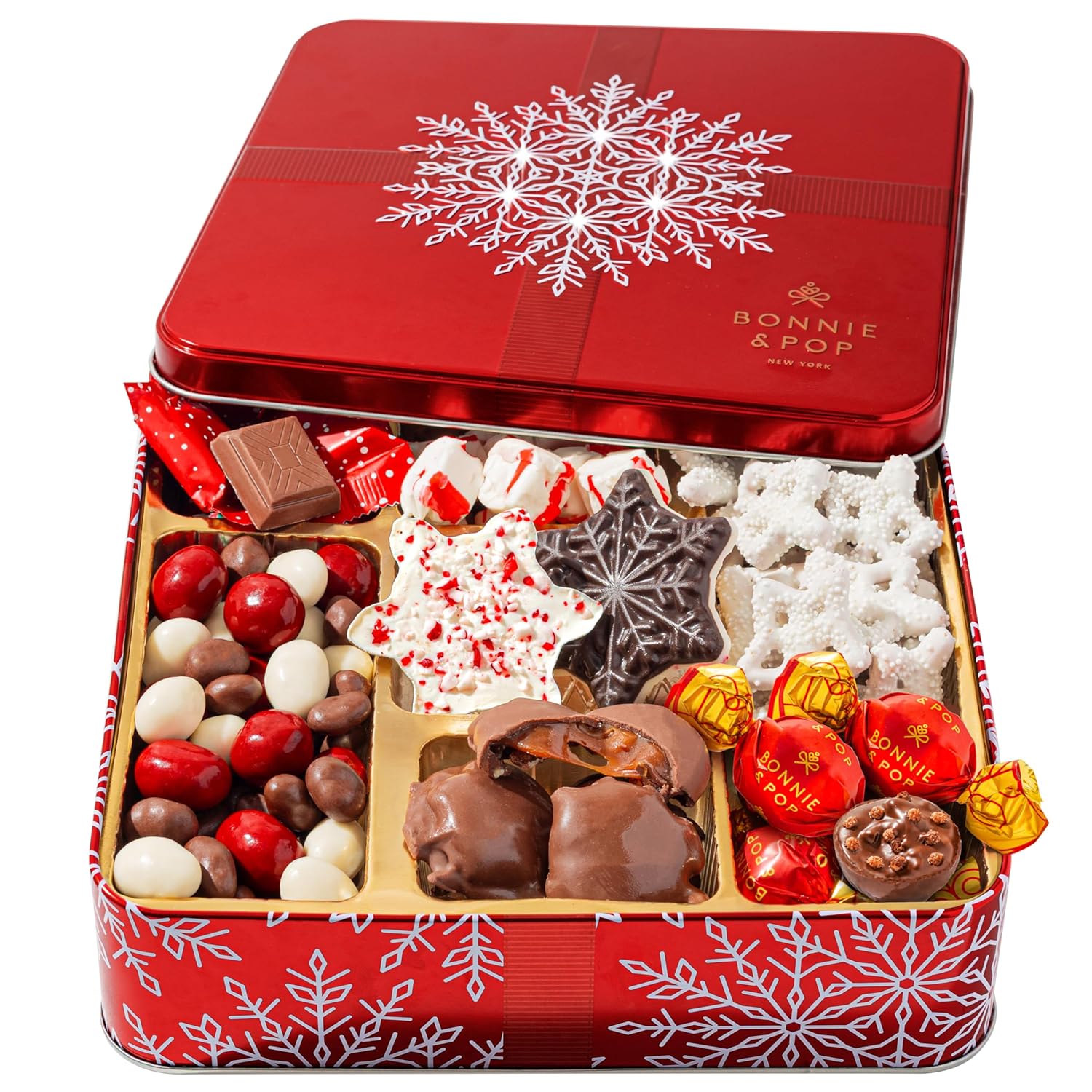 Bonnie & Pop's Holiday Chocolate & Cookie Gift Tins