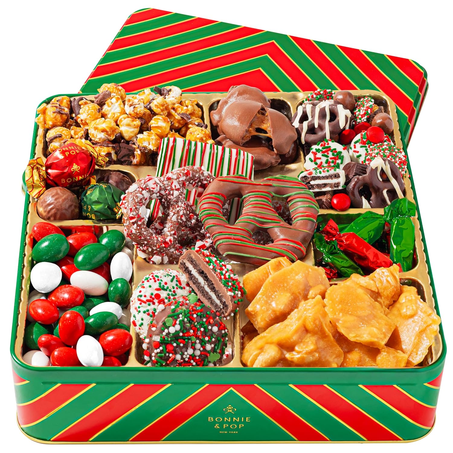 Bonnie & Pop's Holiday Chocolate & Cookie Gift Tins